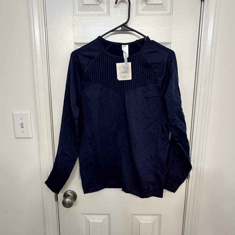 Women's Navy Athletic Top